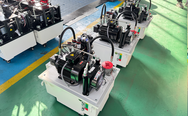 Shandong environmental protection equipment manufacturer customizes three digital hydraulic stations